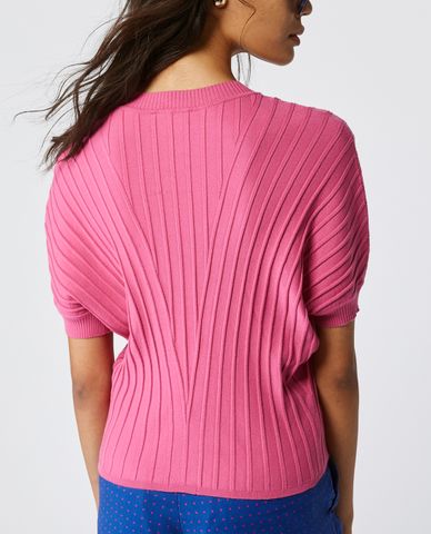  MAX&Co. - Áo len nữ cổ tròn tay phồng Puffed 