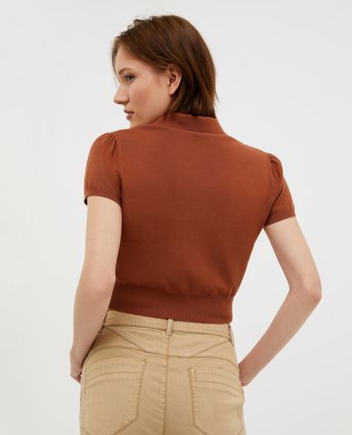  MAX&Co. - Áo polo phom croptop cổ bẻ năng động Simpaty 