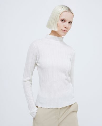  MAX&Co. - Áo dệt kim nữ cổ lọ dài tay Baltico 