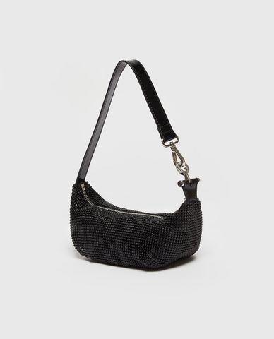  MAX&Co. - Túi đeo vai hình bán nguyệt đính đá Sparklehug 