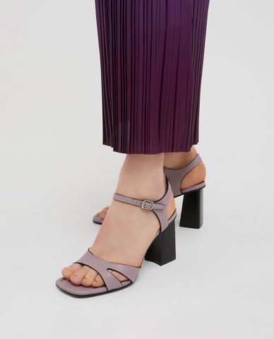  MAX&Co. - Giày sandal nữ cao gót hở mũi quai ngang Lily 