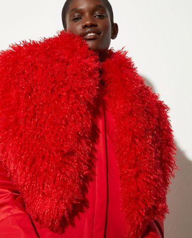  MAX&Co. - Khăn choàng nữ phối lông sang trọng Cindy 