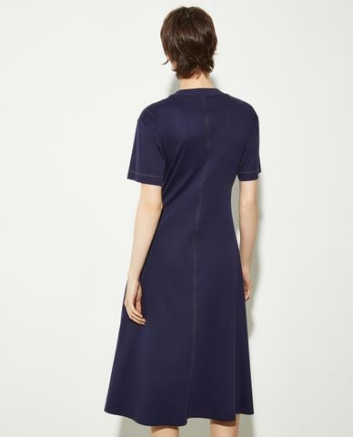  MAX&Co. - Đầm xếp li midi cổ tròn tay ngắn Franca 