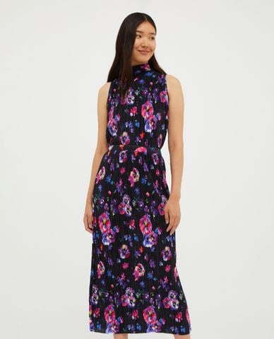  MAX&Co. - Set áo sát nách và váy midi xếp li phối hoạ tiết Marocco 