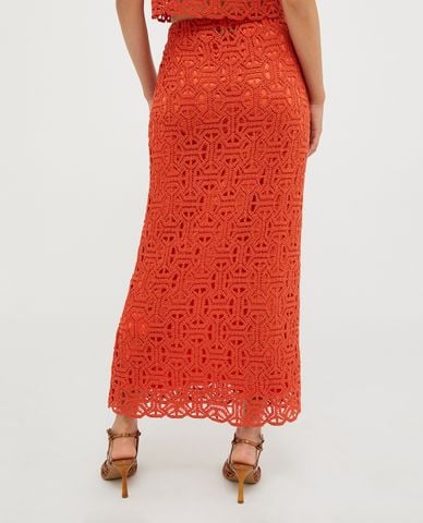  MAX&Co. - Chân váy bút chì midi phối ren Tenda 