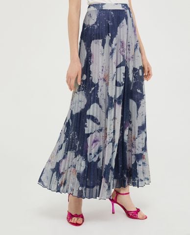  MAX&Co. - Chân váy xếp li maxi hoạ tiết Crosslux 