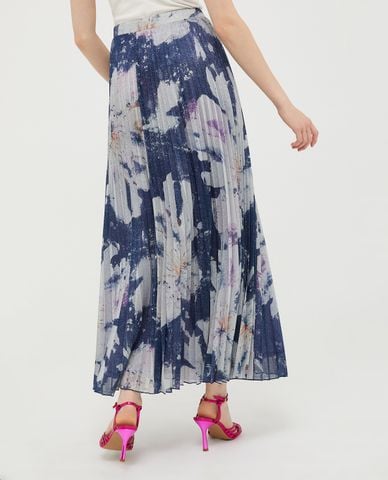  MAX&Co. - Chân váy xếp li maxi hoạ tiết Crosslux 