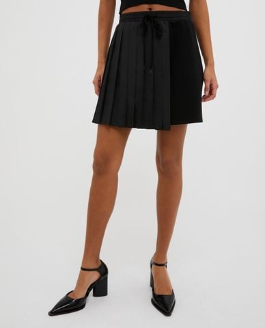  MAX&Co. - Chân váy xếp li mini lưng thun phối dây rút Moscova 