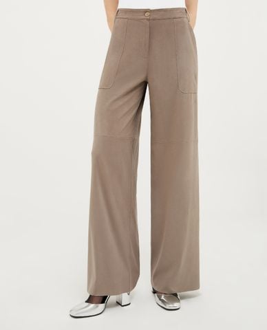  MAX&Co. - Quần ống rộng lưng cao phối túi Canter 