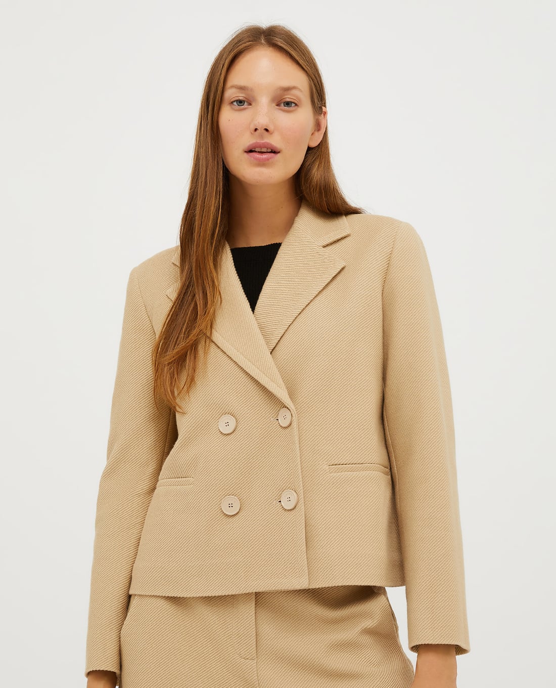 MAX&Co. - Áo khoác blazer nữ hai hàng nút Apollo