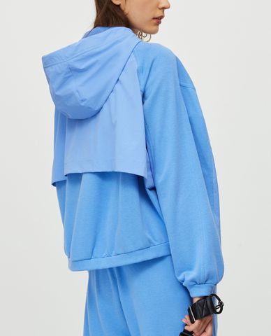  MAX&Co. - Áo khoác nữ phối mũ Fleece And Nylon 