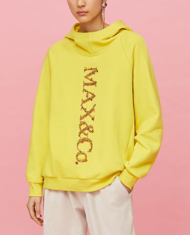  MAX&Co. - Áo sweatshirt nữ tay dài cổ cao Embroidered 