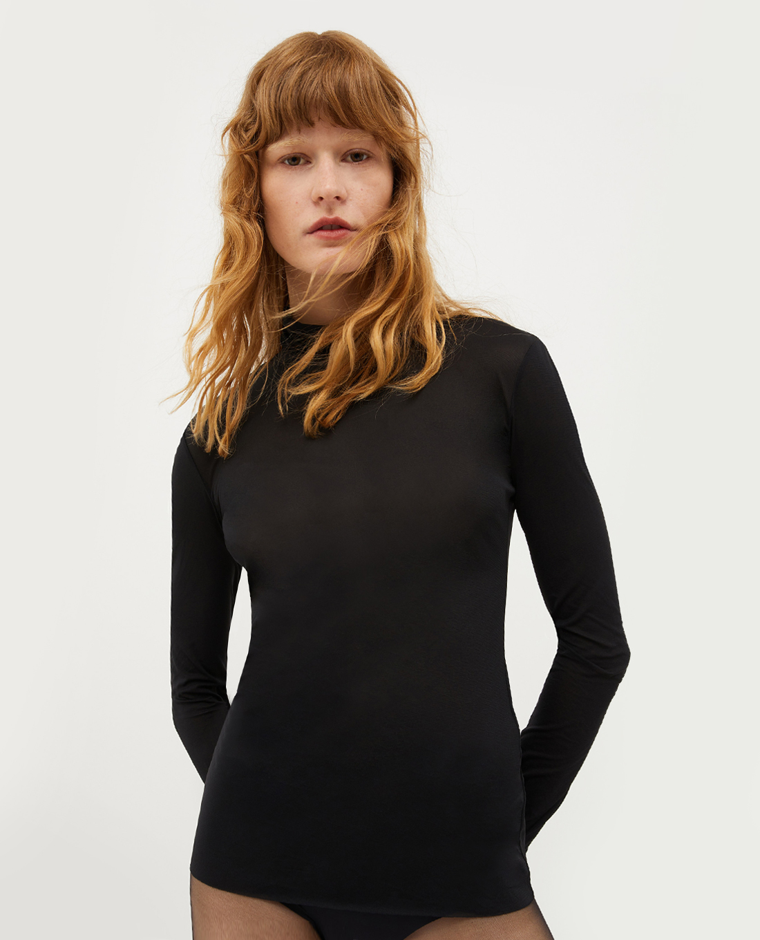 MAX&Co. - Áo dệt kim cổ lọ tay dài phom ôm Acapulco