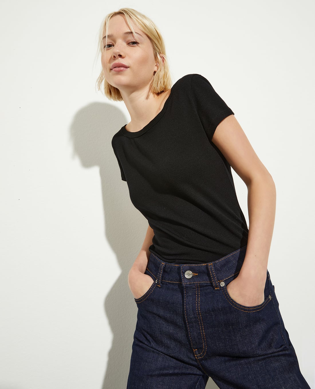 MAX&Co. - Áo thun nữ cổ tròn tay ngắn Danzante