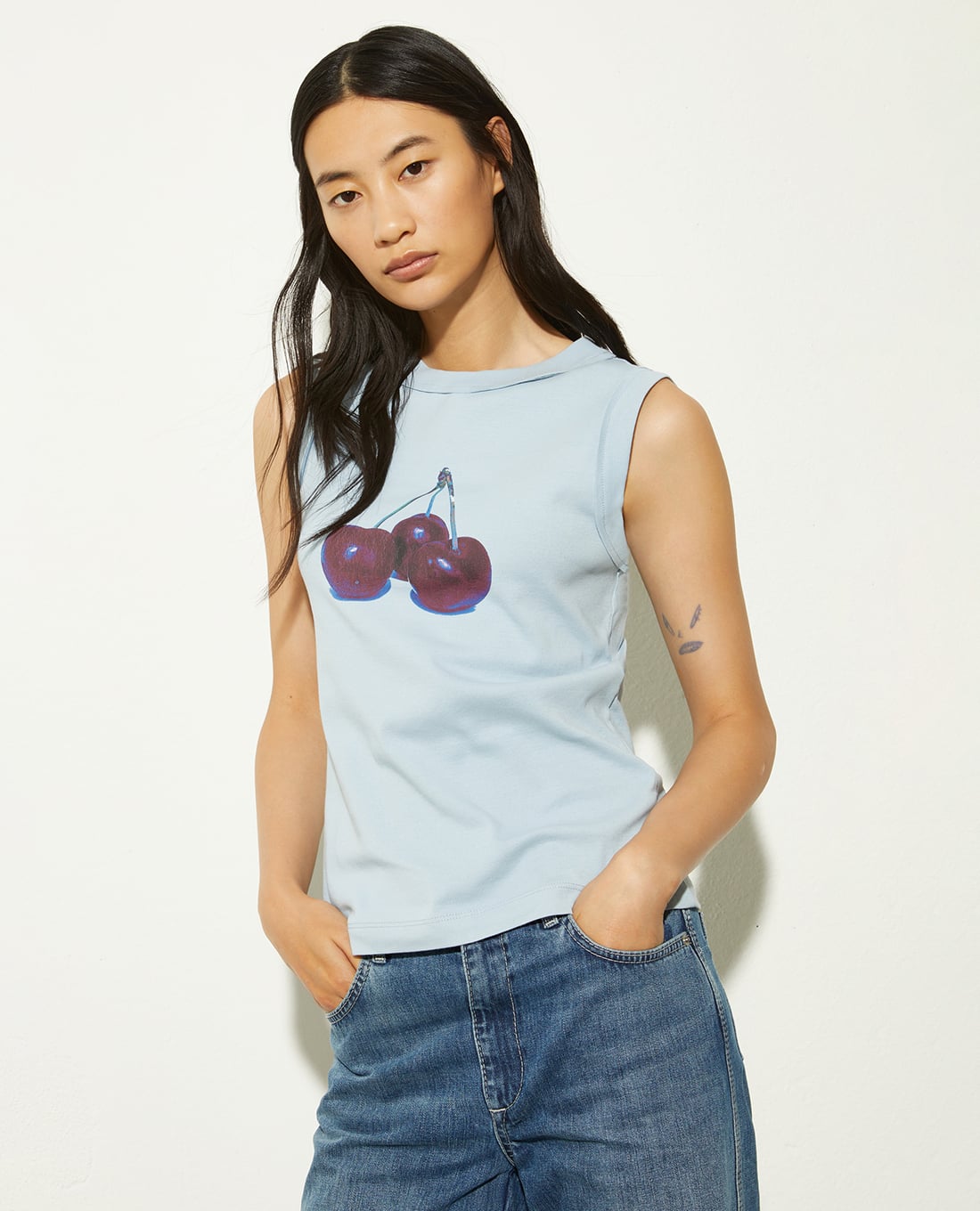 MAX&Co. - Áo sát nách nữ cổ tròn Bacini