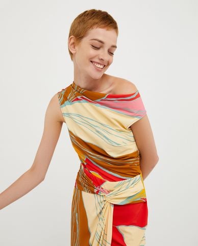  MAX&Co. - Áo kiểu nữ phom ôm lệch vai Elodia 