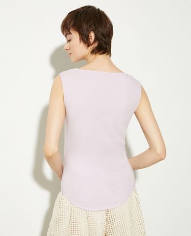  MAX&Co. - Áo sát nách nữ cổ tròn phối họa tiết Idria 