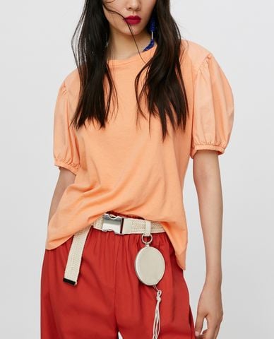  MAX&Co. - Áo thun nữ tay phồng Balloon Sleeves 