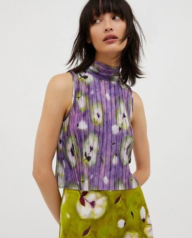  MAX&Co. - Áo sát nách nữ cổ trụ xếp li Yarden 