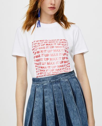  MAX&Co. - Áo thun nữ tay ngắn cổ tròn Max It Up Graphic 