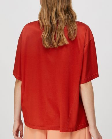  MAX&Co. - Áo thun nữ tay ngắn cổ tròn Wet Look 