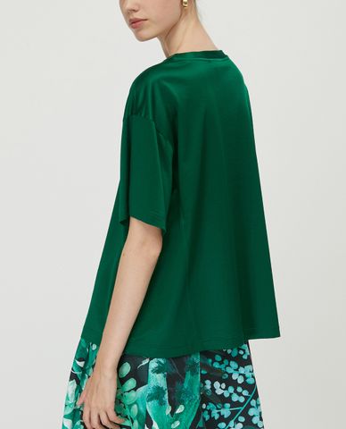  MAX&Co. - Áo thun nữ tay ngắn cổ tròn Glossy Jersey 