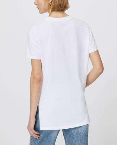  MAX&Co. - Áo thun nữ cổ tròn tay ngắn Print And Embroidery 