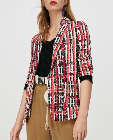  MAX&Co. - Áo blazer nữ tay dài Unstructured Twill 