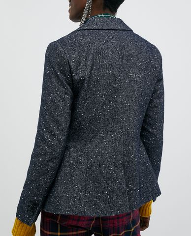  MAX&Co. - Áo blazer nữ tay dài Slim Tweed 