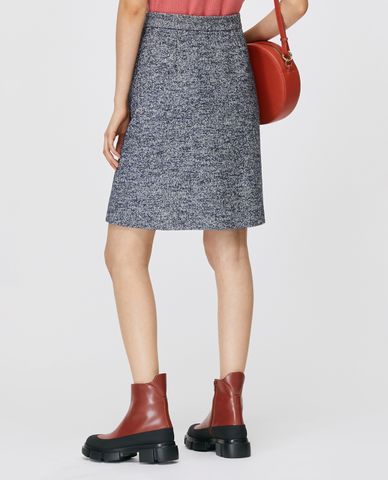  MAX&Co. - Chân váy mini phối nút Bouclé Tweed 