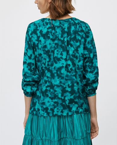  MAX&Co. - Áo kiểu nữ tay dài Drawstring Neckline 