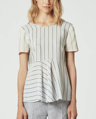  MAX&Co. - Áo kiểu nữ cổ tròn tay ngắn Caspio 