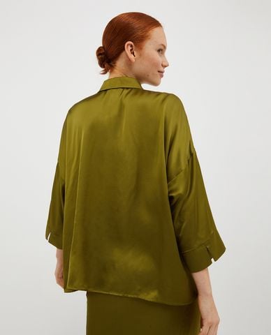  MAX&Co. - Áo sơ mi nữ cổ bẻ tay dài Bembo 