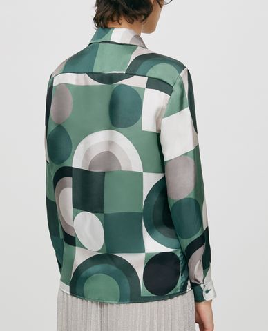  MAX&Co. - Áo sơ mi nữ tay dài Printed Twill 