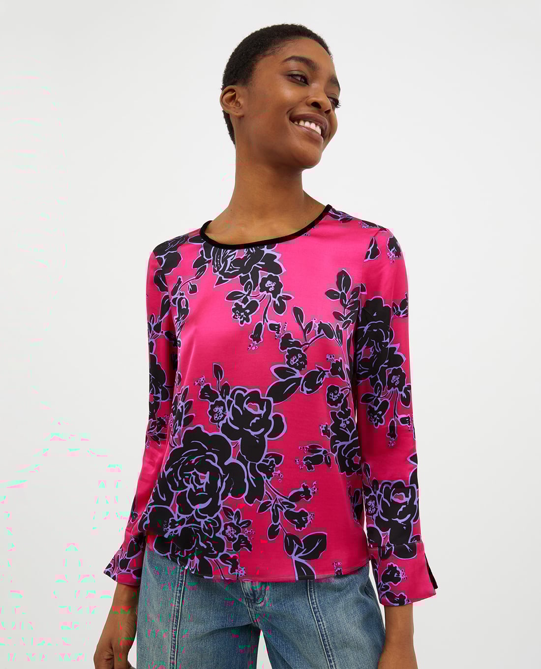 MAX&Co. - Áo kiểu nữ cổ tròn tay dài Grazia