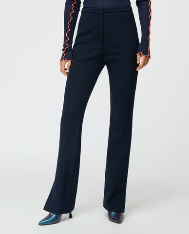  MAX&Co. - Quần tây nữ ống đứng xẻ tà Ankle Slit 