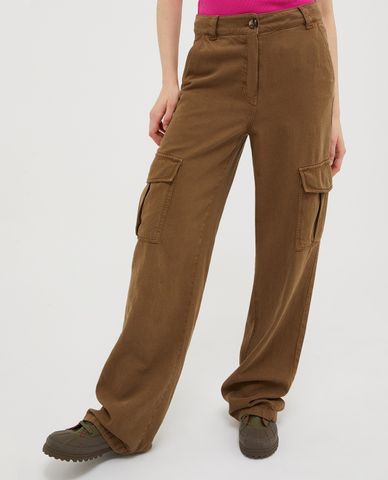  MAX&Co. - Quần nữ ống rộng phối túi hộp Anacapri 