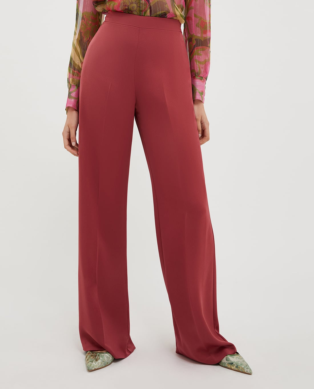 MAX&Co. - Quần nữ ống rộng lưng cao Levitare