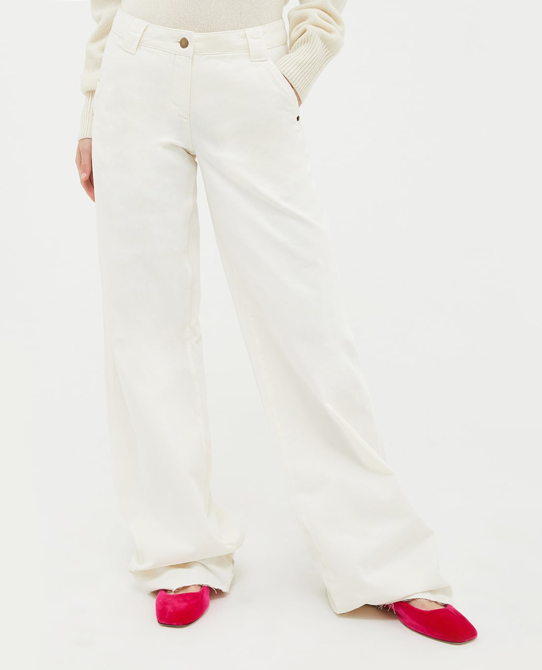 MAX&Co. - Quần nữ ống rộng cá tính Rispolo