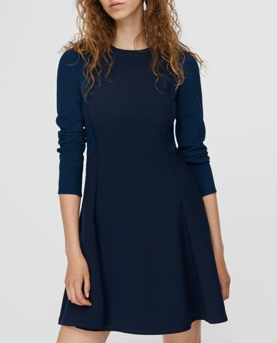  MAX&Co. - Đầm mini tay dài Tone On Tone Colour Block 