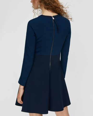  MAX&Co. - Đầm mini tay dài Tone On Tone Colour Block 