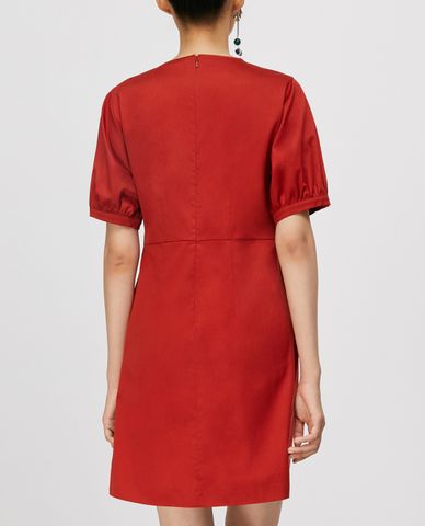  MAX&Co. - Đầm mini phom suông ngắn tay Cotton Satin 