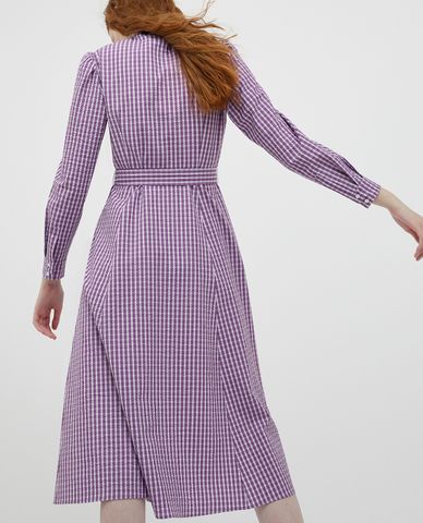  MAX&Co.- Đầm midi tay dài cổ trụ phối thắt lưng Elios 