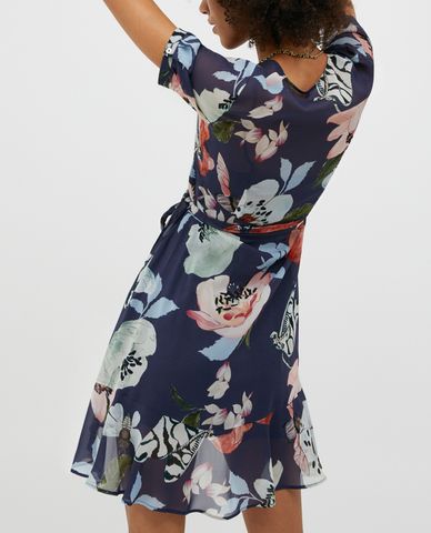  MAX&Co.- Đầm mini tay ngắn cổ V Eccetto 