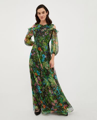  MAX&Co. - Đầm maxi cổ tròn tay dài Lorella 