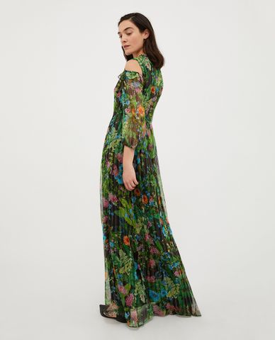  MAX&Co. - Đầm maxi cổ tròn tay dài Lorella 