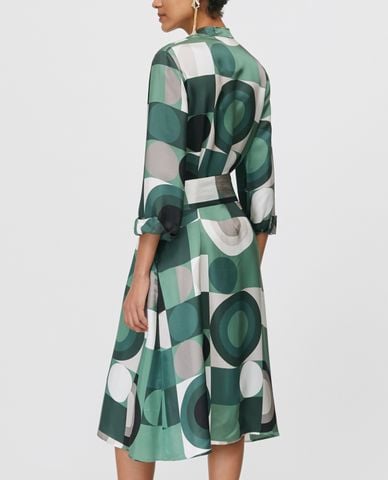  MAX&Co. - Đầm midi phom dáng sơ mi Printed Twill 