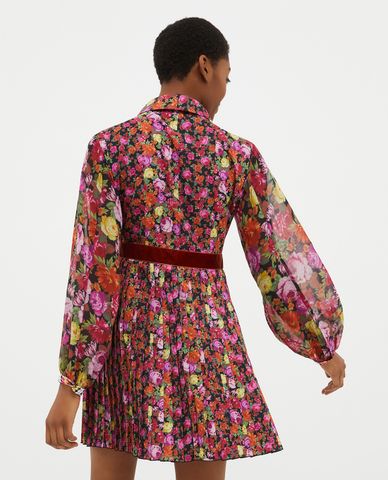  MAX&Co. - Đầm xếp li cổ bẻ tay dài Veneto 