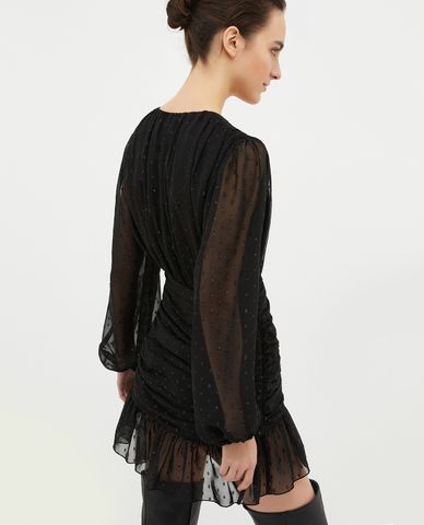  MAX&Co. - Đầm mini cổ V tay dài Rinviato 