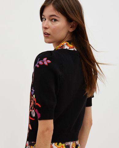  MAX&Co. - Áo khoác cardigan nữ cổ V tay ngắn Ibis 